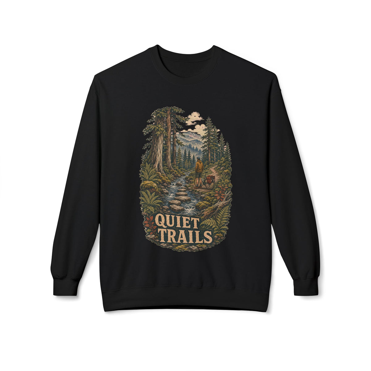 Quiet Trails Sweatshirt — Vintage Mountain Crewneck - Sweatshirt - Image 6