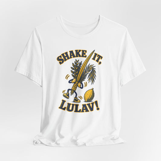 Shake It, Lulav! Unisex T-Shirt — Funny Sukkot Jewish Holiday Tee - T-Shirt - Image 2