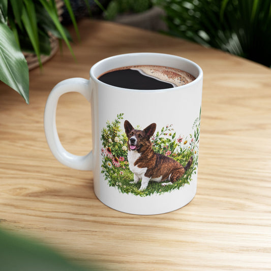 Best Friend Dog Lover Mug – Floral “Life Is Better” Ceramic Coffee Cup, 11oz - Mug - Image 2