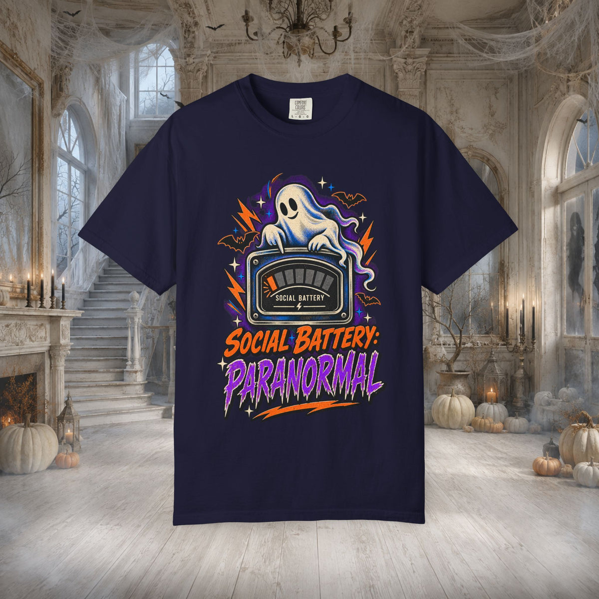 Unisex Adult Paranormal Social Battery T-Shirt - T-Shirt - Image 7