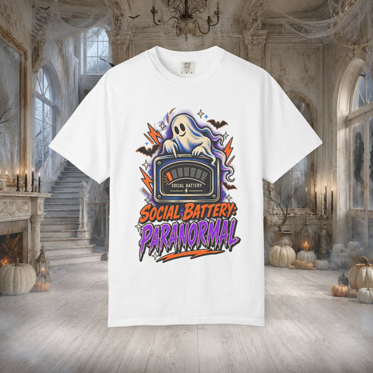 Unisex Adult Paranormal Social Battery T-Shirt - T-Shirt - Image 2