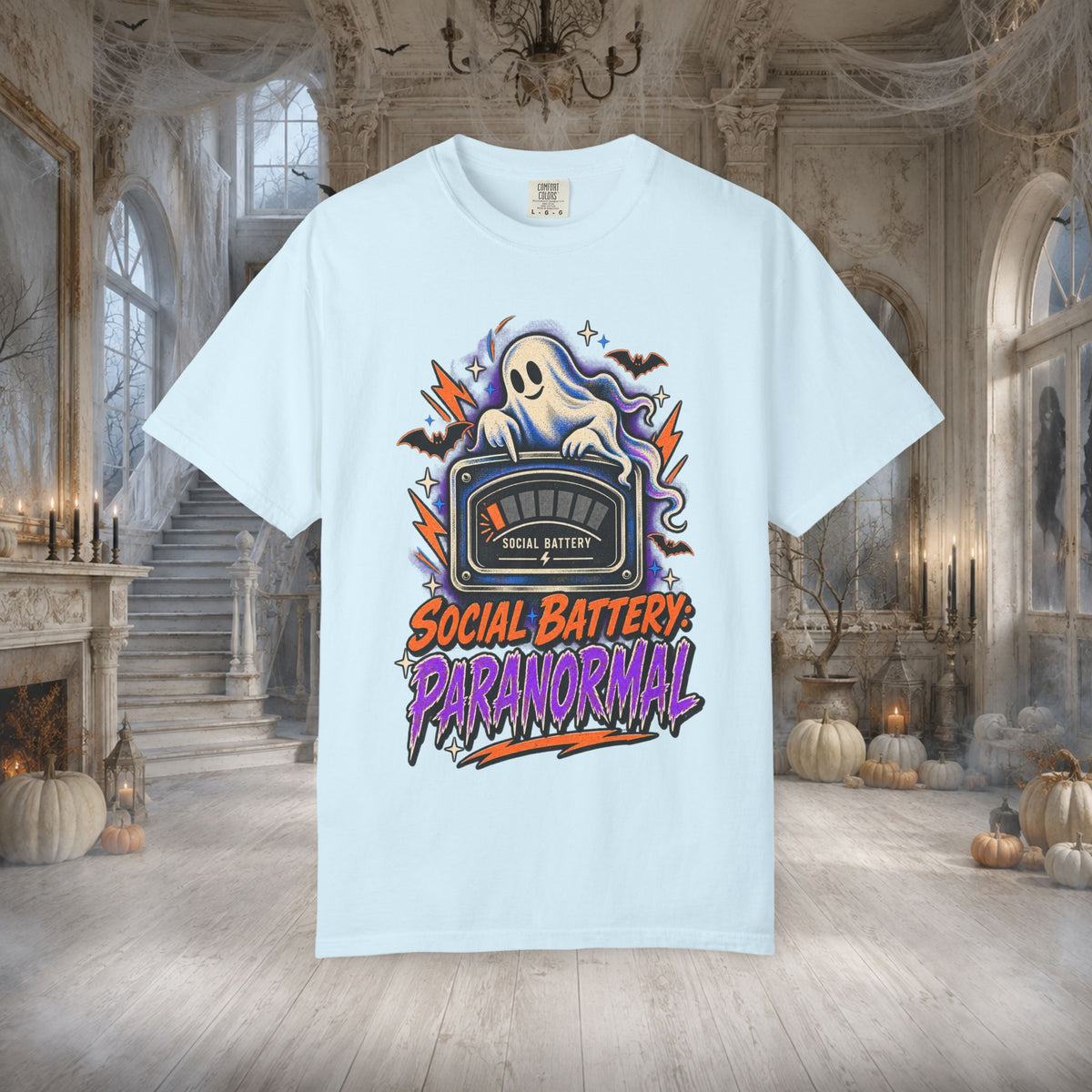 Unisex Adult Paranormal Social Battery T-Shirt - T-Shirt - Image 6