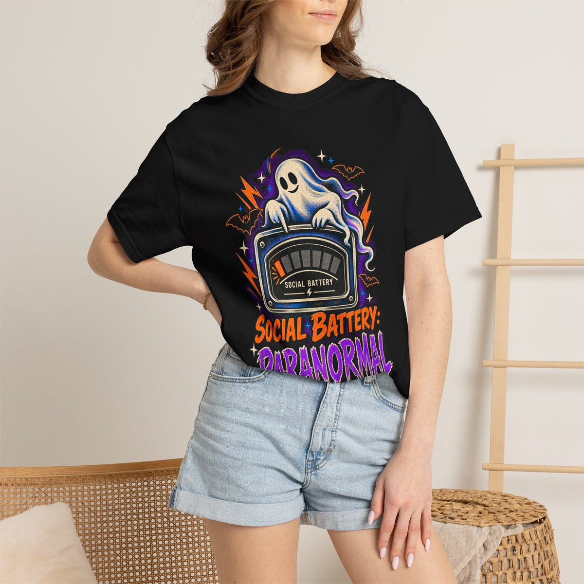 Unisex Adult Paranormal Social Battery T-Shirt - T-Shirt - Image 11
