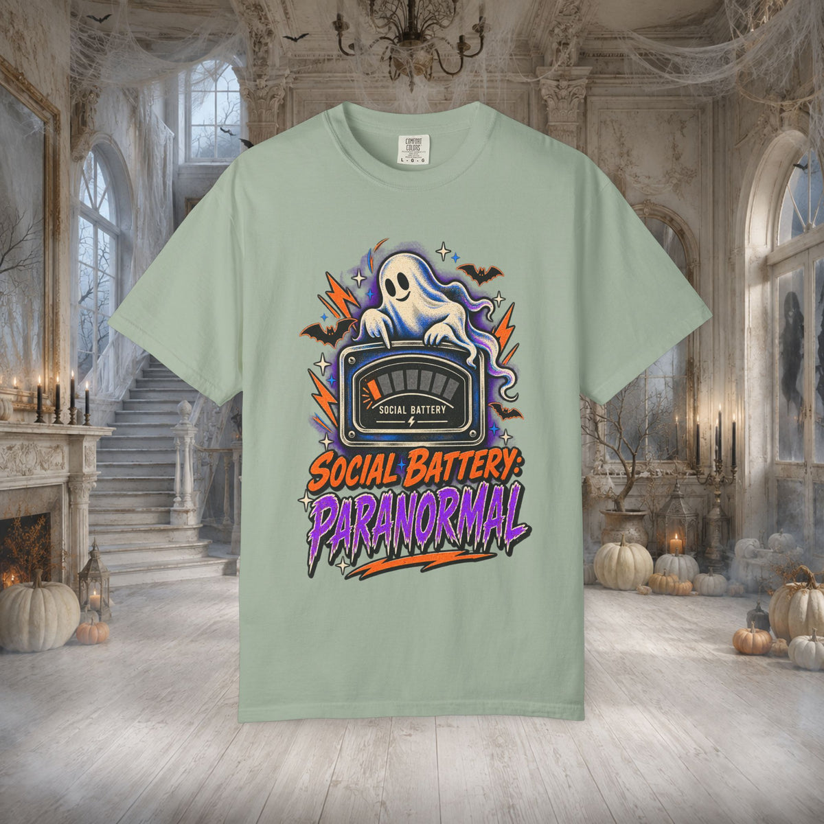Unisex Adult Paranormal Social Battery T-Shirt - T-Shirt - Image 5