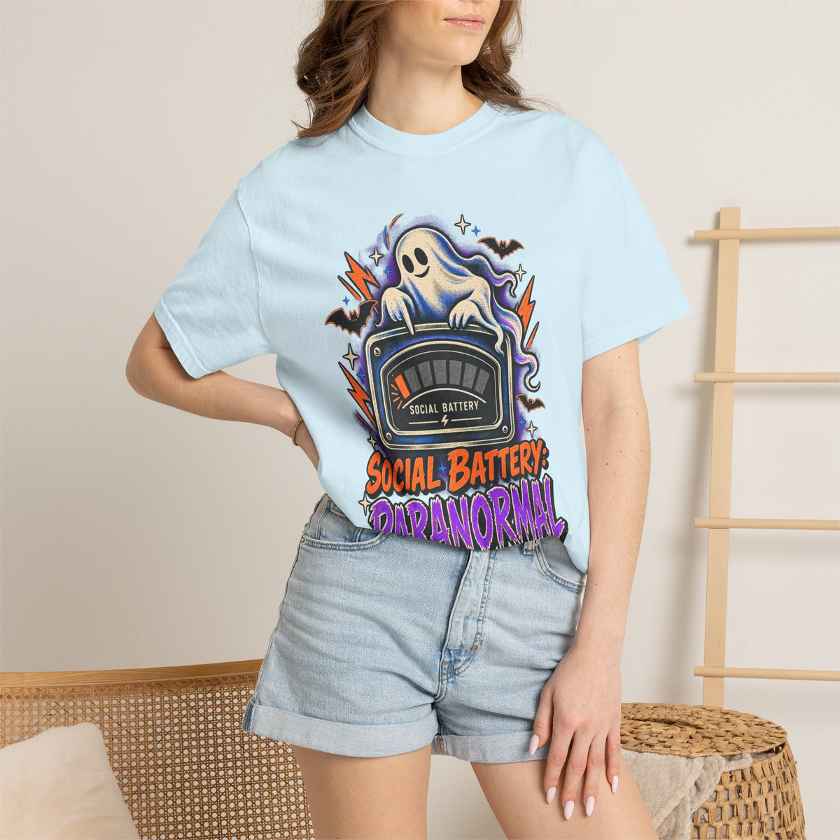 Unisex Adult Paranormal Social Battery T-Shirt - T-Shirt - Image 26