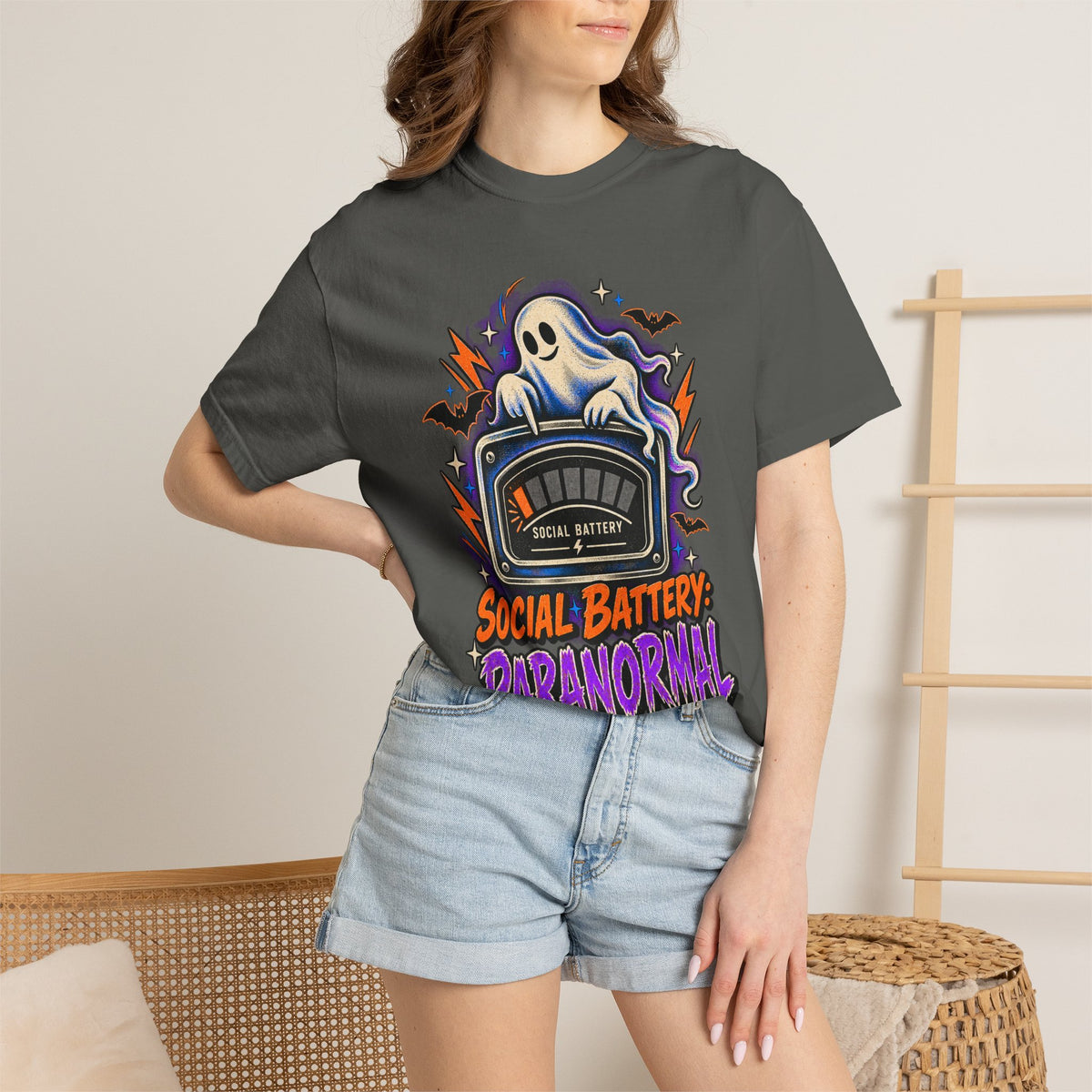 Unisex Adult Paranormal Social Battery T-Shirt - T-Shirt - Image 20