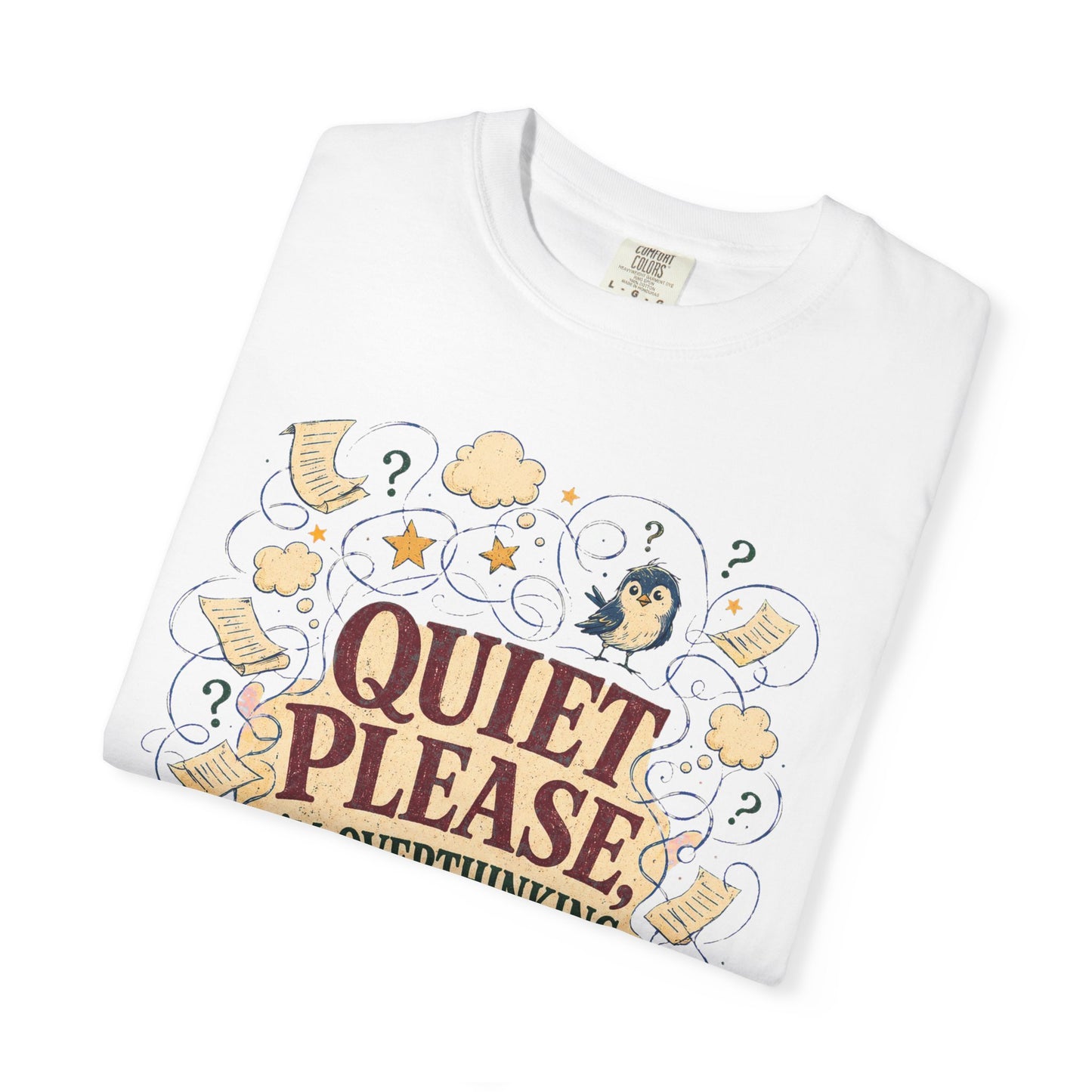 Quiet Please I'm Overthinking Book Lover T-Shirt