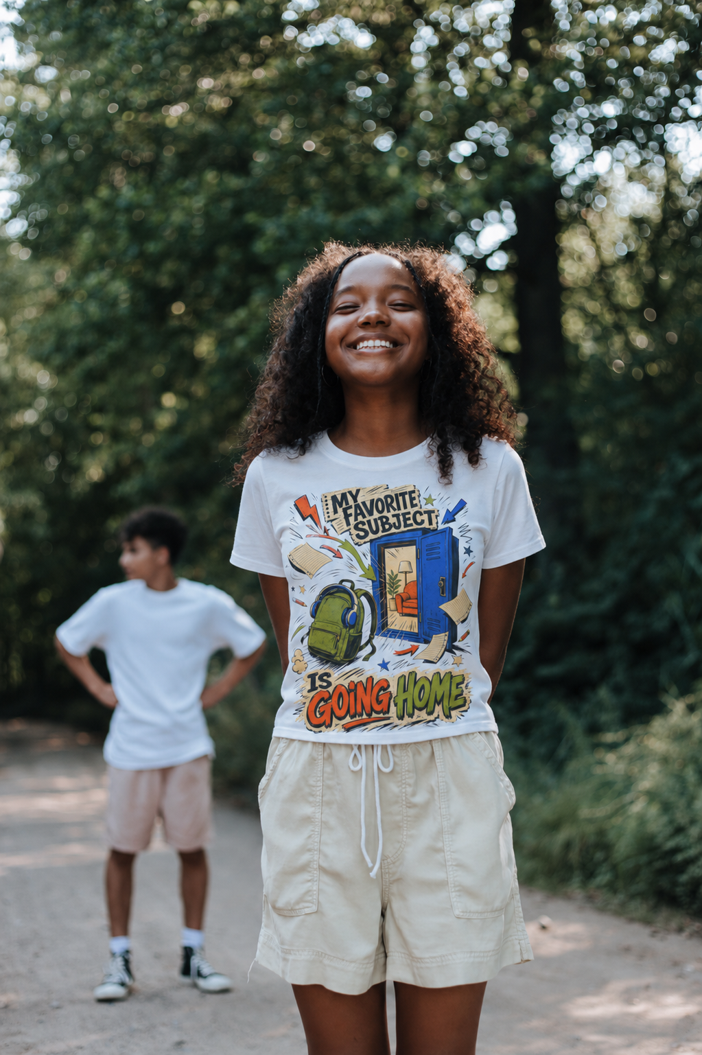 Back to School – Unisex T-Shirt — “My Favorite Subject Is Going Home”