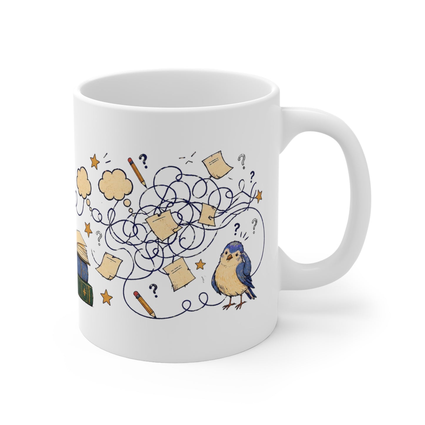 Back to School Collection – Coffee Cup – Quiet Please I’m Overthinking
