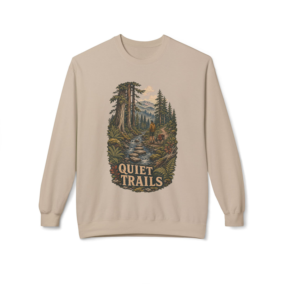 Quiet Trails Sweatshirt — Vintage Mountain Crewneck - Sweatshirt - Image 4