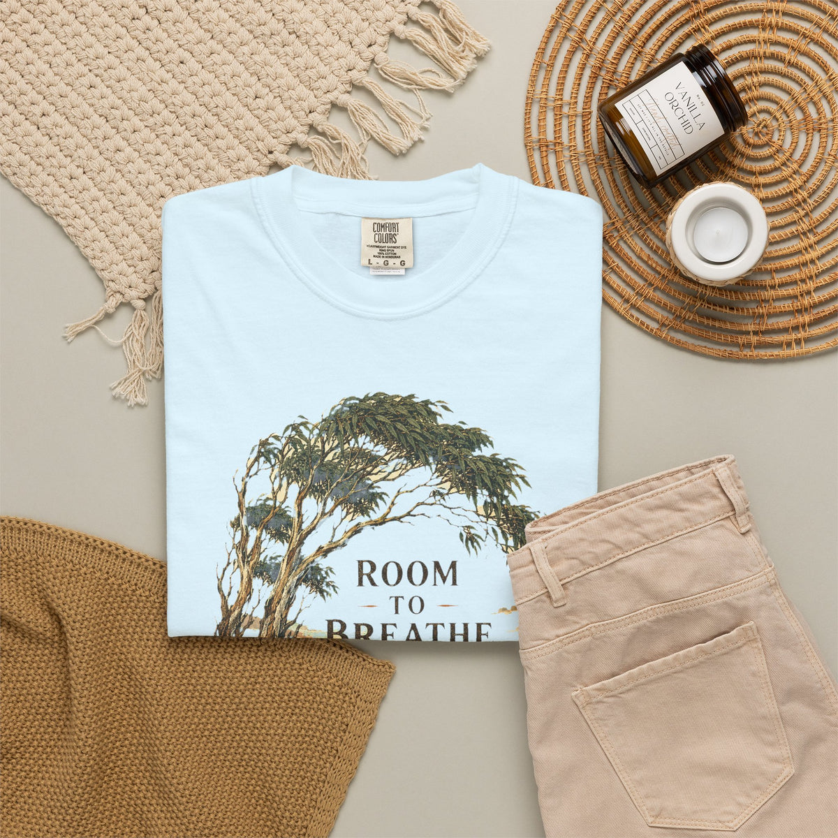 Room to Breathe T-Shirt — Vintage Coastal Camping Tee - T-Shirt - Image 9