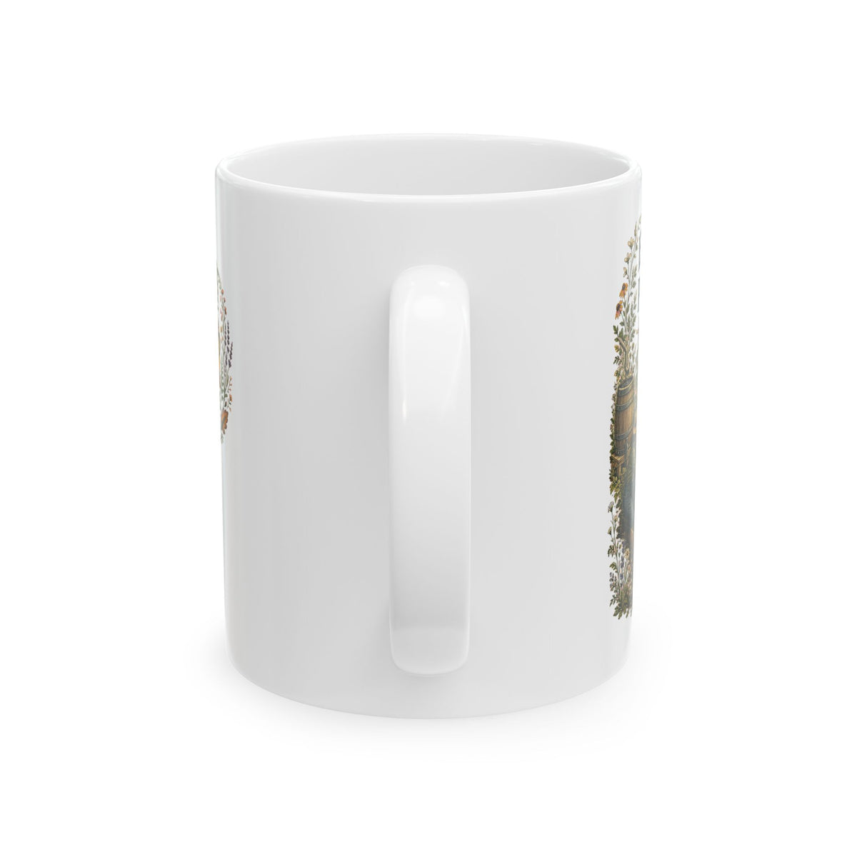 Enough Is Plenty Ceramic Mug — Double-Sided Garden Coffee Cup (11oz ) - Mug - Image 6