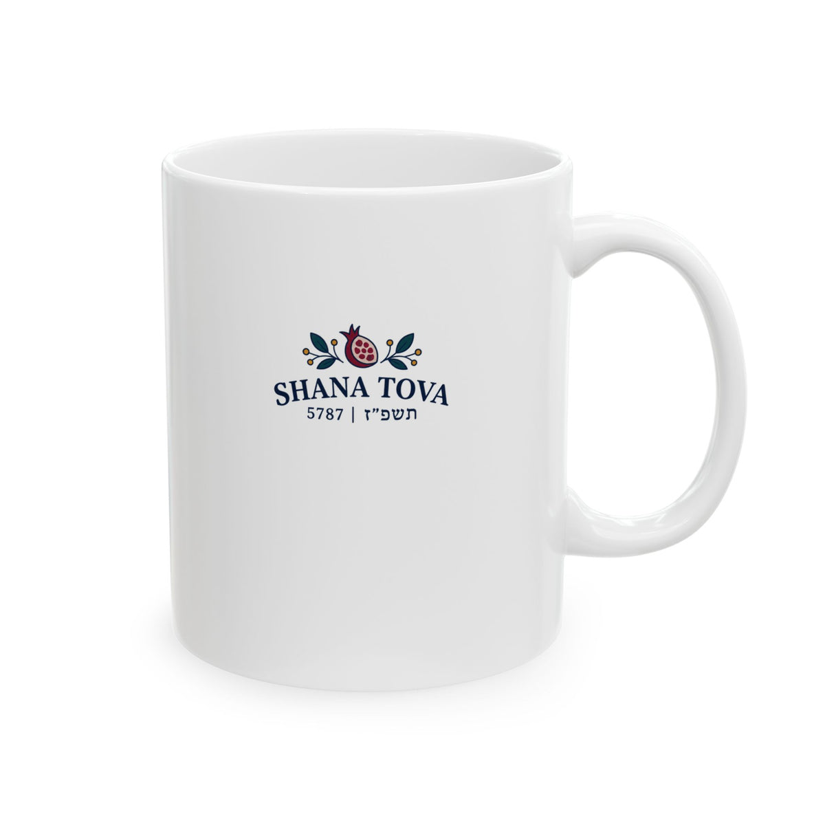 Rosh Hashanah Shofar Ceramic Mug — “Shofar, So Good” Funny Jewish Holiday Design, 11oz - Mug - Image 5