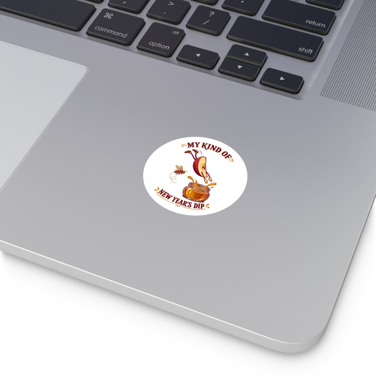 My Kind of New Year’s Dip Sticker — Funny Apple & Honey Vinyl Decal, 2×2 Inch - Paper products - Image 5