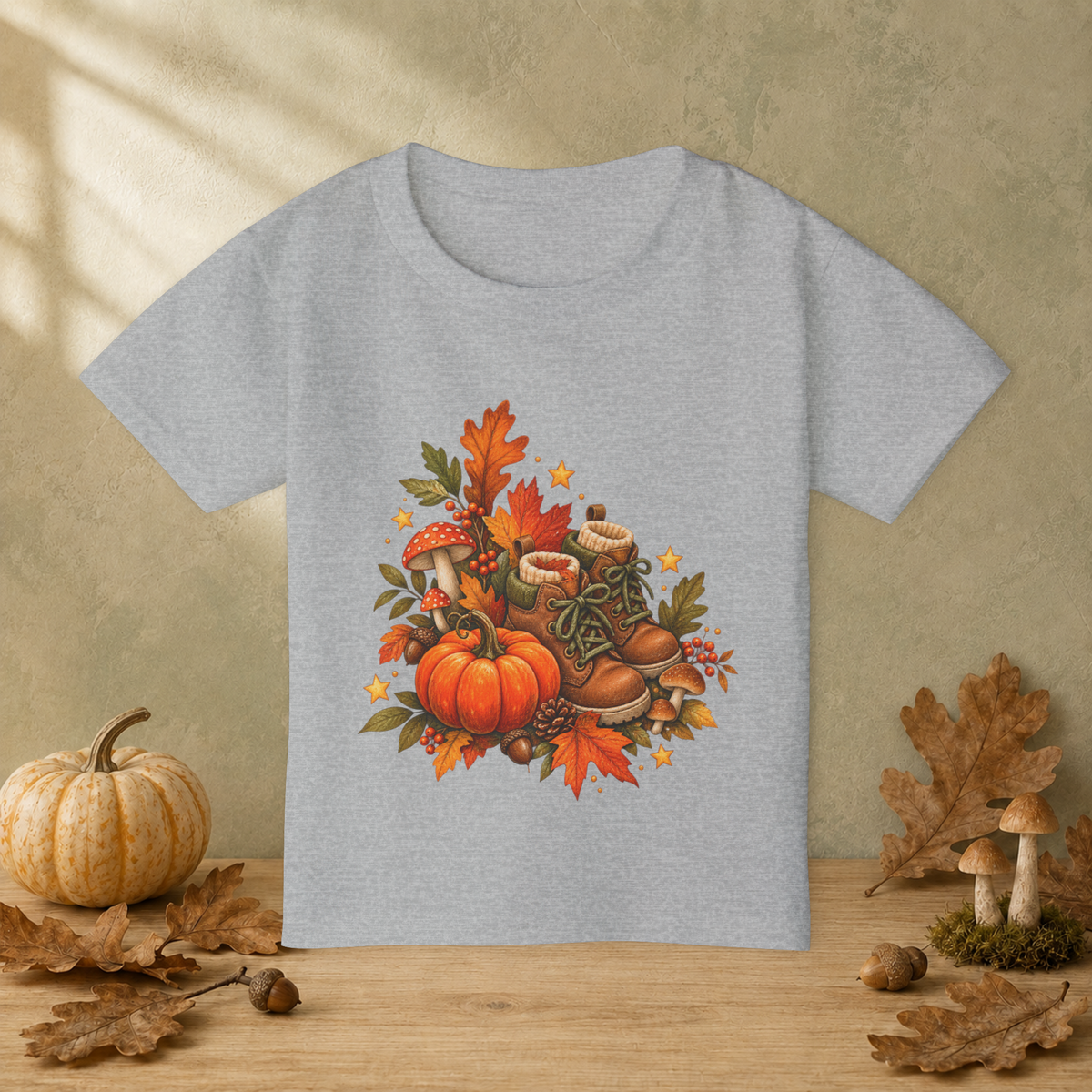 Little Pumpkin Explorer Toddler T-Shirt — Thanksgiving Autumn Adventure Tee - Kids clothes - Image 3