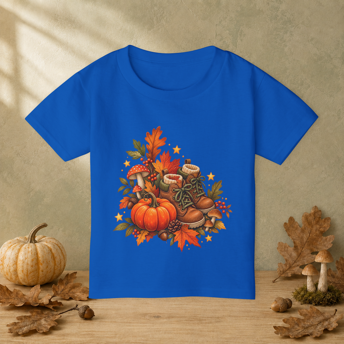 Little Pumpkin Explorer Toddler T-Shirt — Thanksgiving Autumn Adventure Tee - Kids clothes - Image 5
