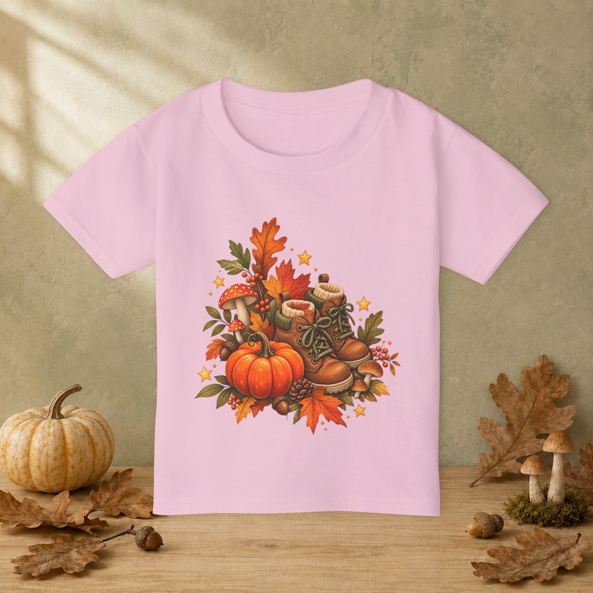 Little Pumpkin Explorer Toddler T-Shirt — Thanksgiving Autumn Adventure Tee - Kids clothes - Image 6