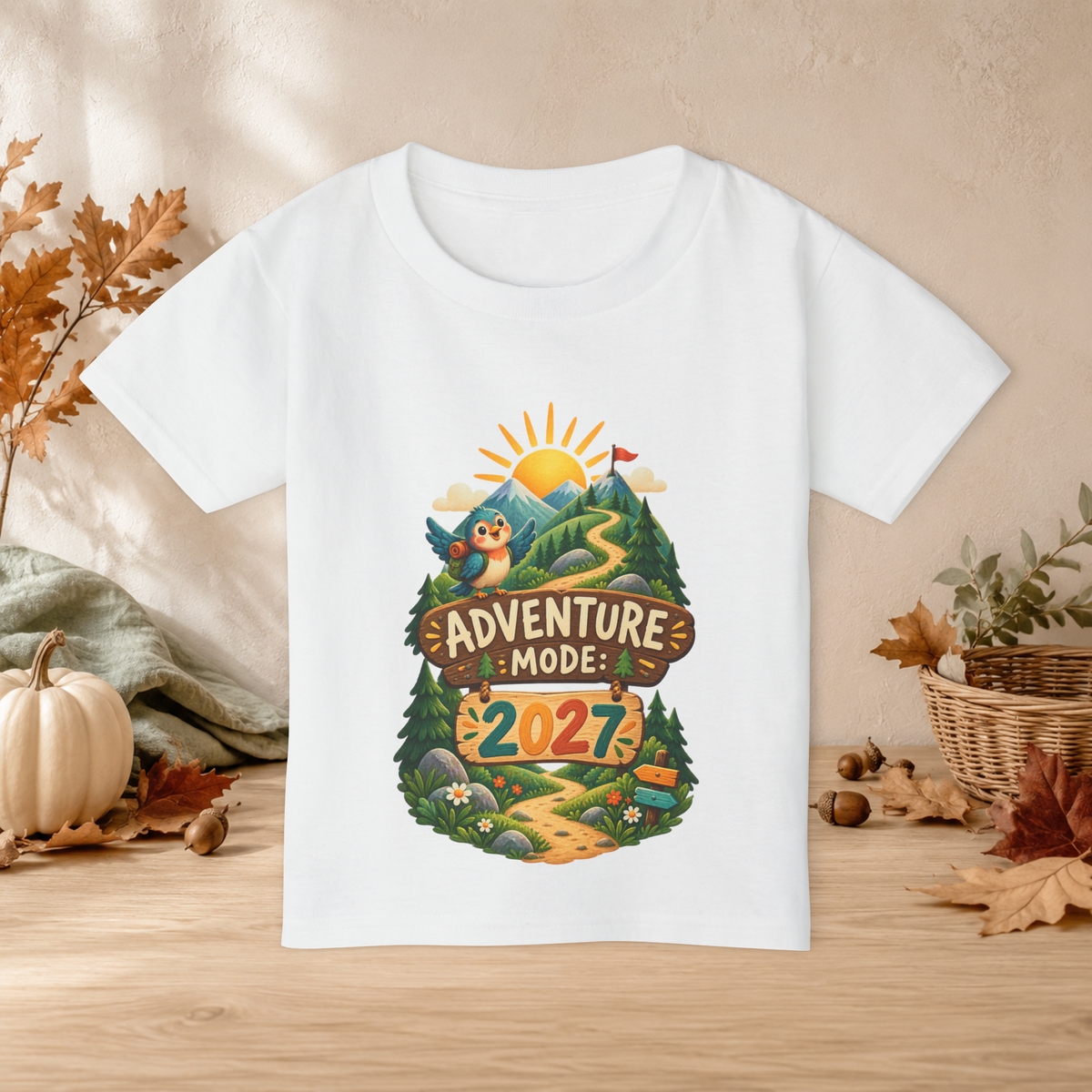 Kids’ “Adventure Mode 2027” T-Shirt — Unisex New Year Explorer Tee - Kids clothes - Image 8