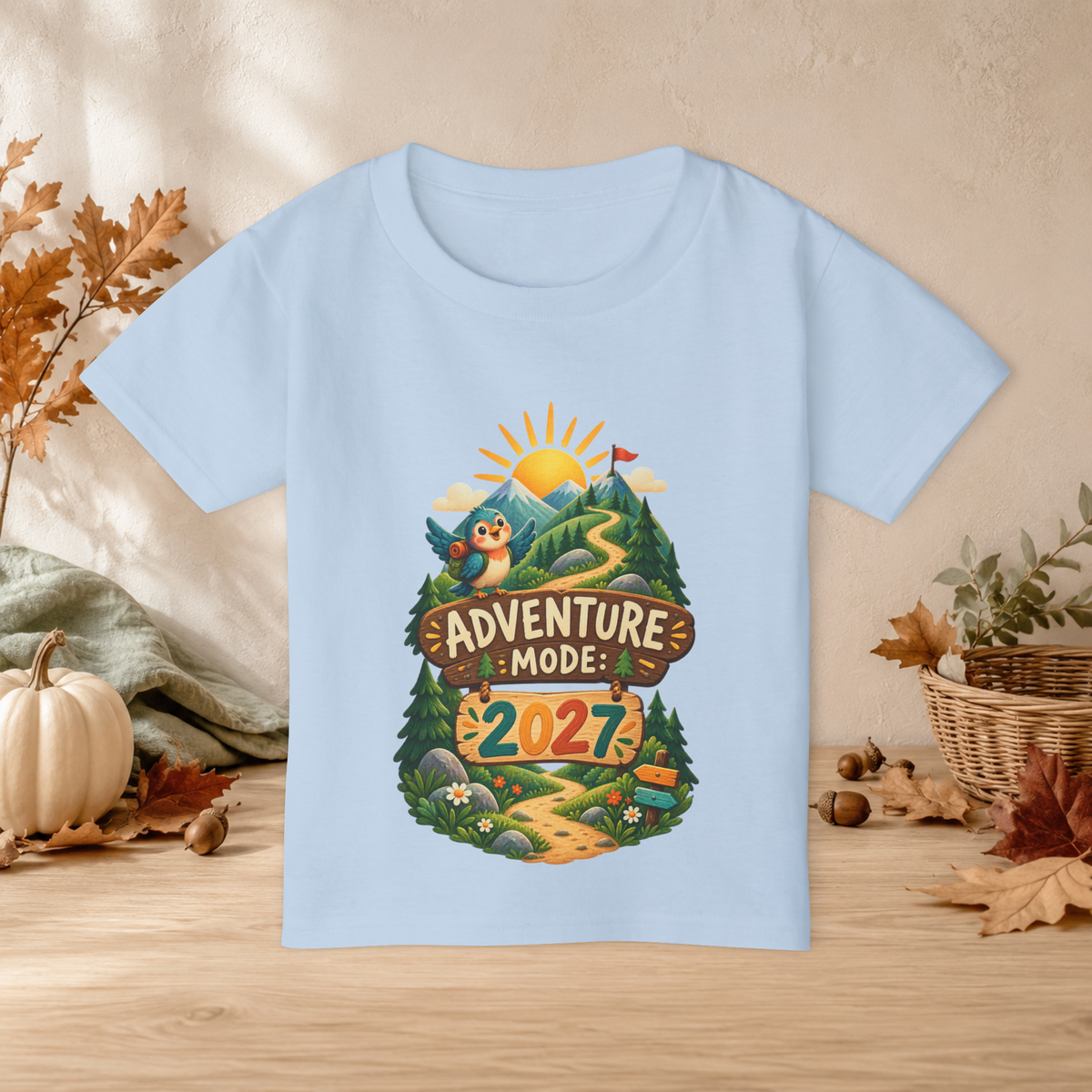 Kids’ “Adventure Mode 2027” T-Shirt — Unisex New Year Explorer Tee - Kids clothes - Image 3
