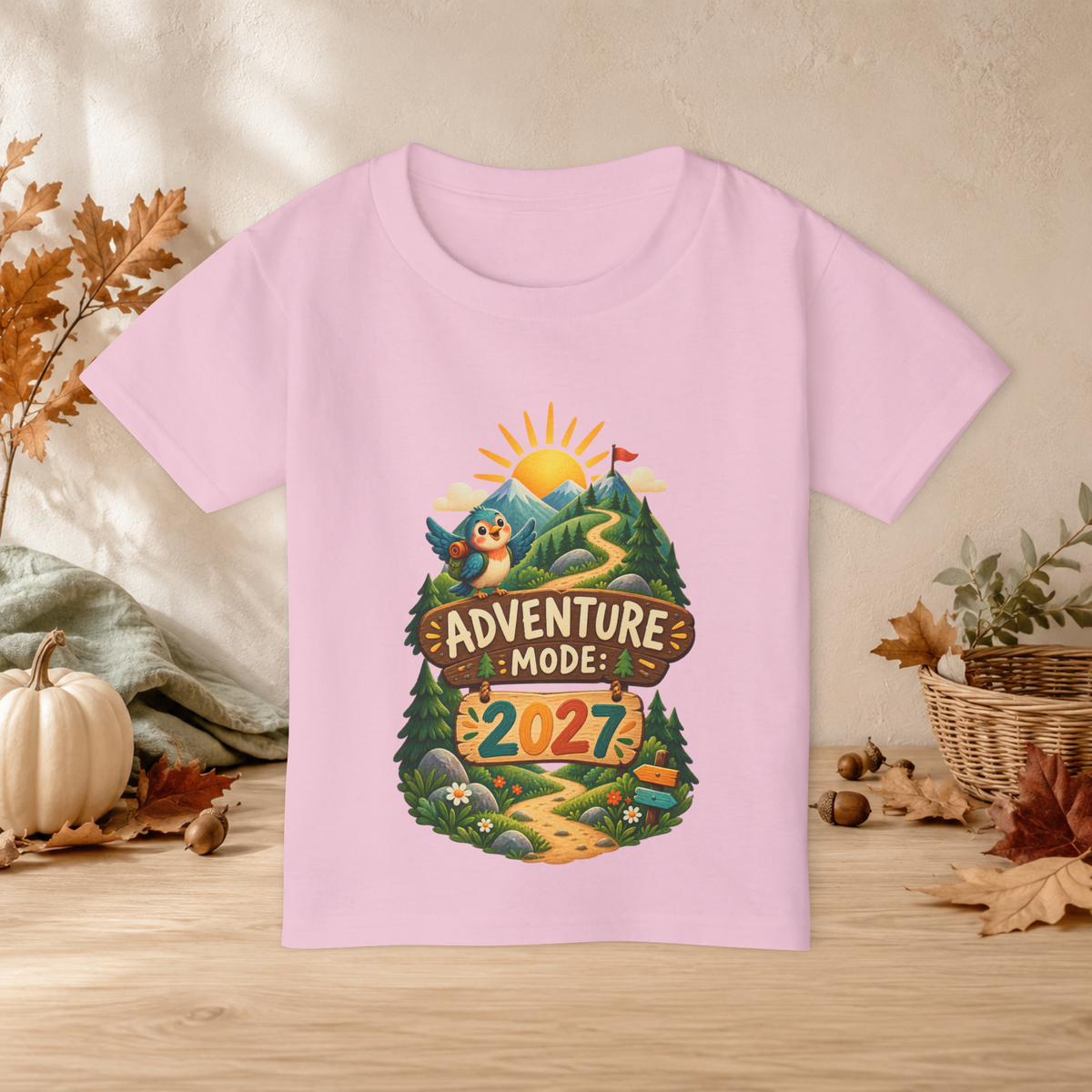 Kids’ “Adventure Mode 2027” T-Shirt — Unisex New Year Explorer Tee - Kids clothes - Image 6