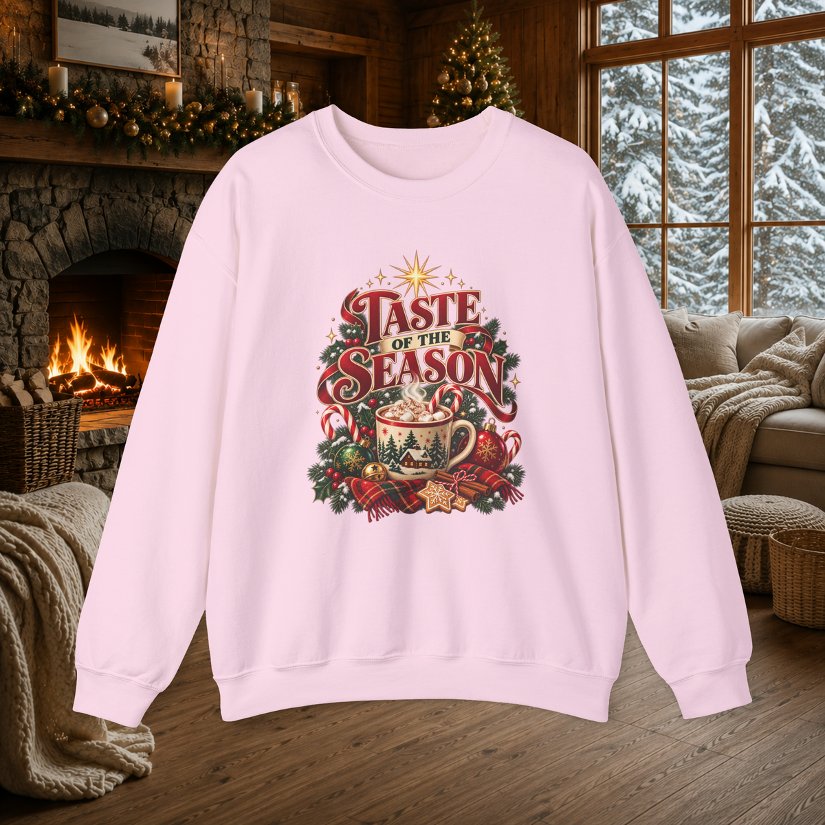 Unisex Adult “Taste of the Season” Christmas Sweatshirt – Cozy Holiday Crewneck - Sweatshirt - Image 5