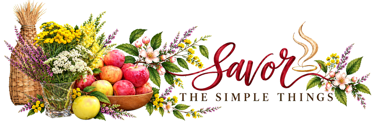 “Savor the Simple Things” Mug – Rustic Apple and Floral Ceramic Coffee Cup, 11oz - Mug - Image 6