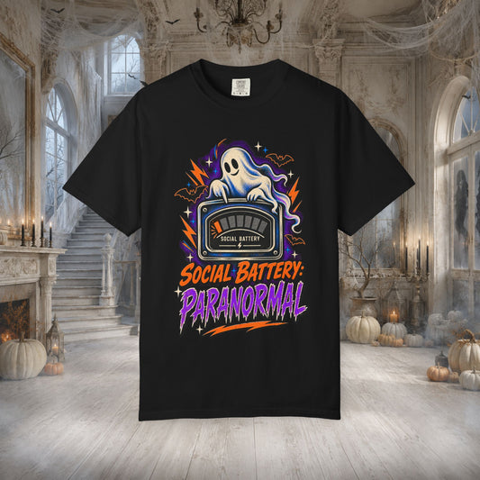Unisex Adult Paranormal Social Battery T-Shirt - T-Shirt - Image 1