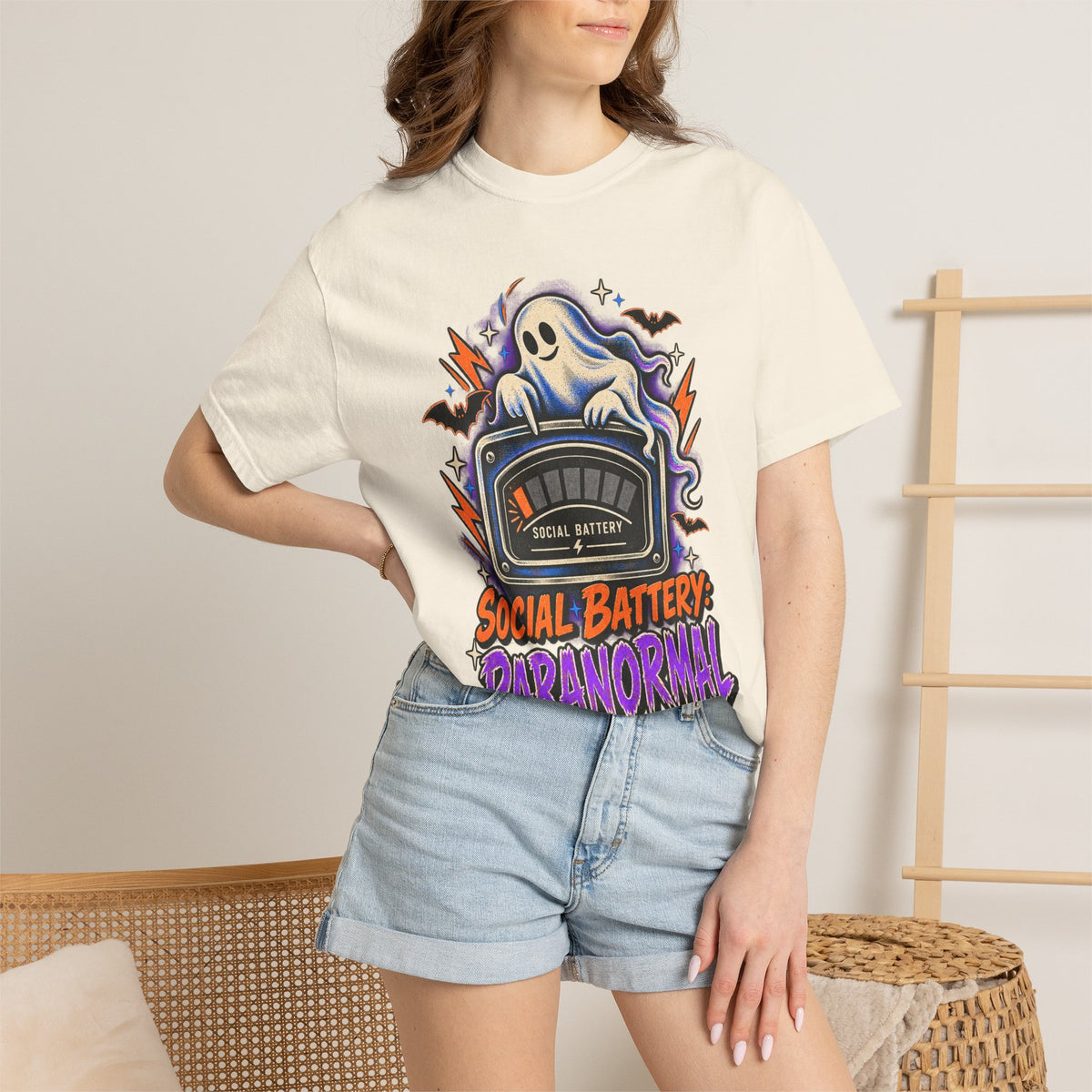 Unisex Adult Paranormal Social Battery T-Shirt - T-Shirt - Image 17